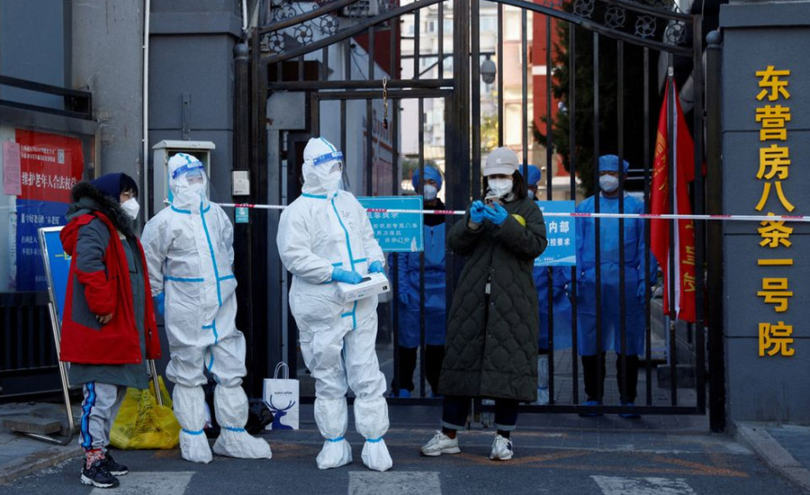 कोरोना संक्रमित पुन बढेपछि चीनका दर्जन बढी शहरमा लकडाउन