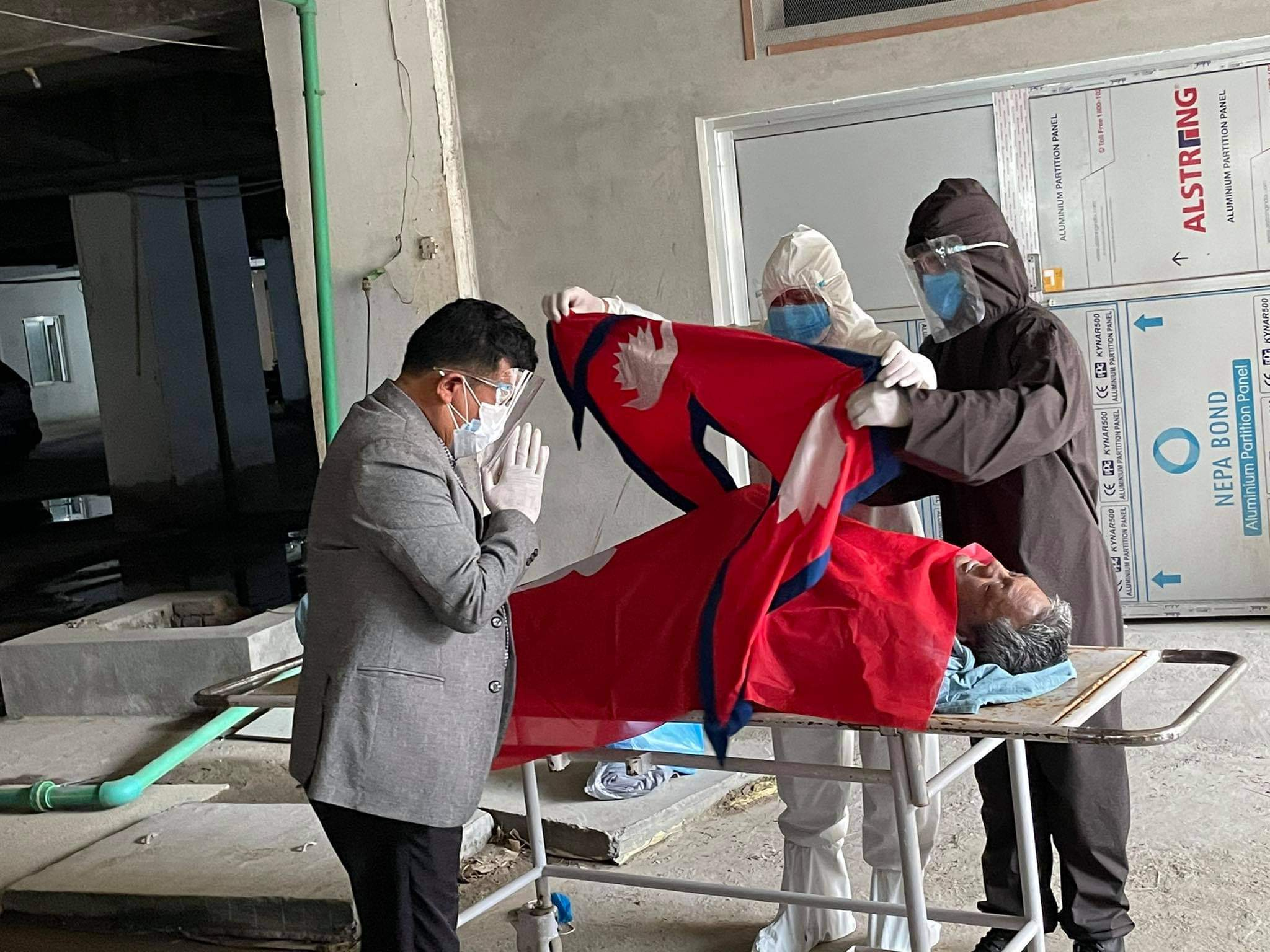 एमालेका नेता एवम् सांसद पशुपति चौलागाईंको पशुपति आर्यघाटमा अन्त्येष्टि