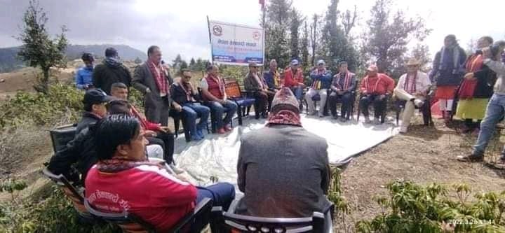 दोलखाको शैलुङमा तेक्वान्दोको अन्तर्राष्ट्रिय उच्च उचाइ तालिम तथा अनुसन्धान केन्द्रको शिलान्यास