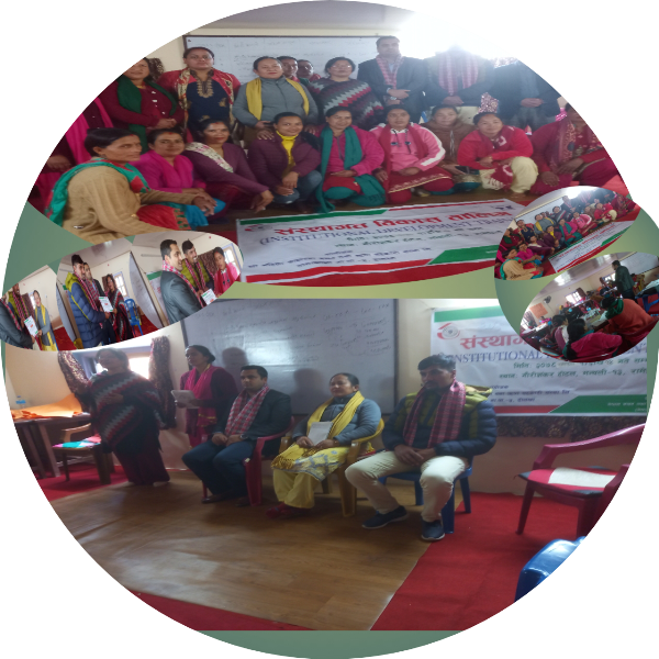 श्री महिला साक्षरता बचत तथा ऋण सहकारी संस्था लिमिटेड तामाकोशी गाउँपालिका वडा नम्बर ५ सहरे किर्ने दोलखाले संस्थागत विकासका लागि तीनदिने तालिम समापन